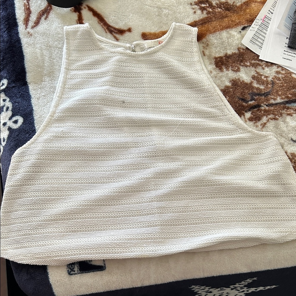 White Sleeveless Women's Top